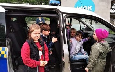 Straż Miejska z wizytą u najmłodszych (4)