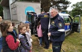 Straż Miejska z wizytą u najmłodszych (14)