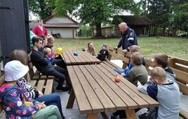 Straż Miejska z wizytą u najmłodszych (9)