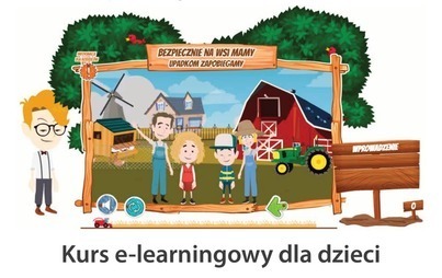 Zdjęcie do &bdquo;Bezpiecznie na wsi mamy upadkom zapobiegamy&rdquo; &ndash; kurs e-learningowy dla dzieci z nagrodami 