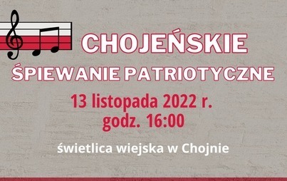 Zdjęcie do Chojeńskie śpiewanie patriotyczne