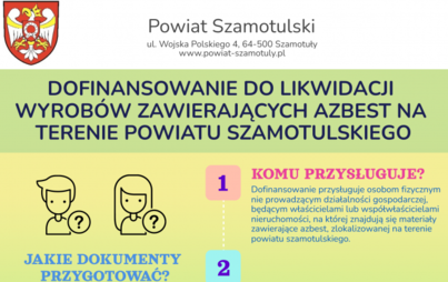 Zdjęcie do Dofinansowanie do likwidacji wyrob&oacute;w zawierających azbest