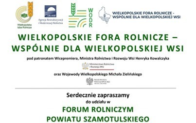 Zdjęcie do Forum Rolnicze Powiatu Szamotulskiego 