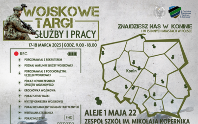Zdjęcie do Wojskowe Targi Służby i Pracy w Koninie