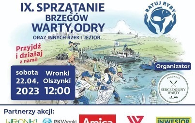 Zdjęcie do Wsp&oacute;lnie posprzątajmy Wartę! 