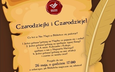 Zdjęcie do Noc Magii w Bibliotece 