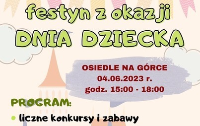 Zdjęcie do Dzień Dziecka na Osiedlu Na G&oacute;rce 