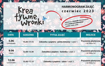 Zdjęcie do Kreatywne Wronki w czerwcu  