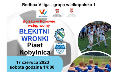Zdjęcie do Mecz: MKS Błękitni Wronki &ndash; Piast Kobylnica 