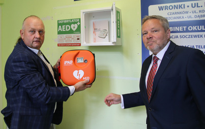 Zdjęcie do Defibrylator AED zwiększy bezpieczeństwo 