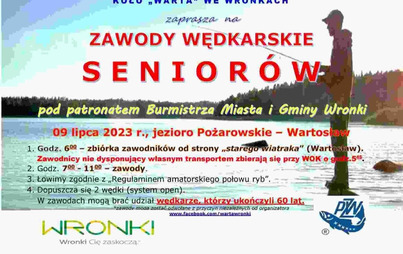 Zdjęcie do Zawody wędkarskie Senior&oacute;w &ndash; Koła PZW &bdquo;Warta&rdquo; 
