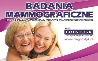 Zdjęcie do Bezpłatna mammografia dla kobiet w wieku 50-69 lat