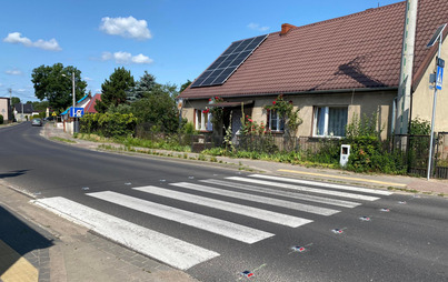 Zdjęcie do W Samołężu powstało aktywne przejście dla pieszych