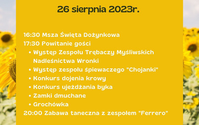 Zdjęcie do Dożynki Wiejskie w Kłodzisku