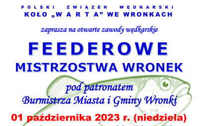 Zdjęcie do Feederowe Mistrzostwa Wronek &ndash; zawody wędkarskie PZW &bdquo;Warta&rdquo;