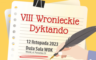 Zdjęcie do Wronieckie Dyktando - zapisy