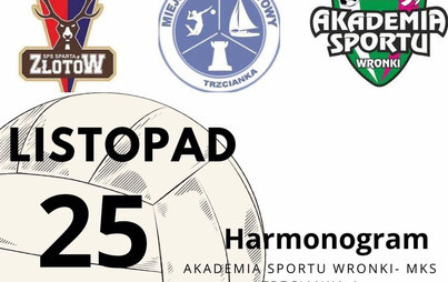 Zdjęcie do Mecz siatk&oacute;wki: Akademia Sportu Wronki &ndash; MKS Trzcianka &ndash; SPS Sparta Złot&oacute;w 