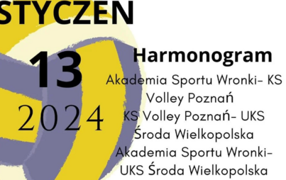 Zdjęcie do Mecz siatk&oacute;wki: Akademia Sportu Wronki &ndash; KS Volley Poznań &ndash; UKS Środa Wielkopolska 