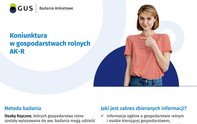 Zdjęcie do Badania ankietowe GUS na terenie gminy - &bdquo;Koniunktura w gospodarstwach rolnych&rdquo;
