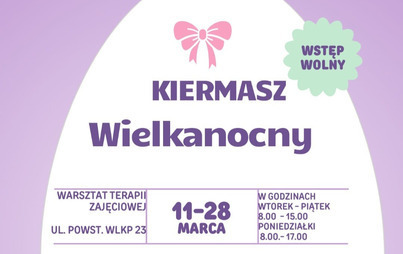 Zdjęcie do Kiermasz Wielkanocny Warsztatu Terapii Zajęciowej 