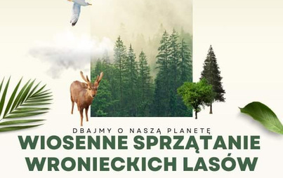 Zdjęcie do Wsp&oacute;lnie posprzątajmy wronieckie lasy 