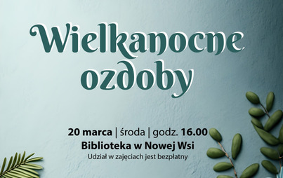 Zdjęcie do &bdquo;Wielkanocne ozdoby" &ndash; zajęcia plastyczne dla dzieci