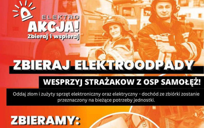Zdjęcie do Strażacka zbi&oacute;rka złomu i elektroodpad&oacute;w