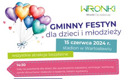 Zdjęcie do Gminny festyn dla dzieci i młodzieży w Wartosławiu