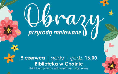 Zdjęcie do Zajęcia plastyczne dla dzieci &bdquo;Obrazy przyrodą malowane&rdquo;&nbsp;