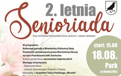 Zdjęcie do Letnia Senioriada po raz drugi we Wronkach!