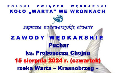 Zdjęcie do Zawody wędkarskie "Puchar ks. Proboszcza Chojna"
