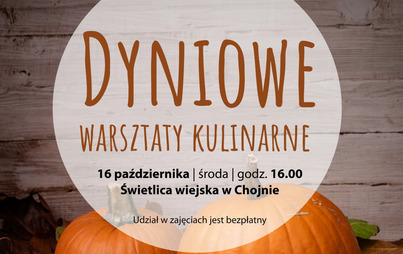 Zdjęcie do Dyniowe warsztaty kulinarne 