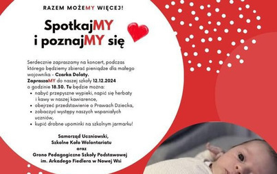 Zdjęcie do ZapraszaMY na koncert dla Czarka 