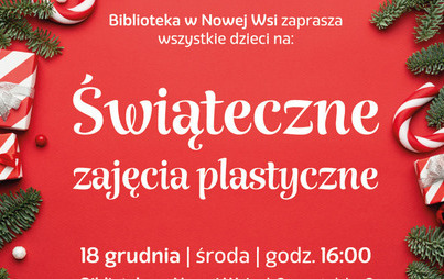 Zdjęcie do Świąteczne zajęcia plastyczne w Nowej Wsi 