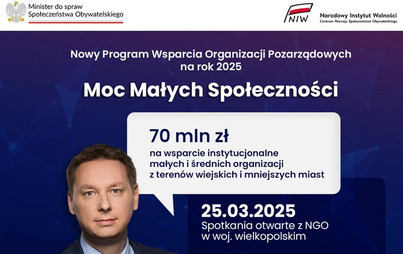 Zdjęcie do &quot;Moc Małych Społeczności&quot; - spotkania informacyjne
