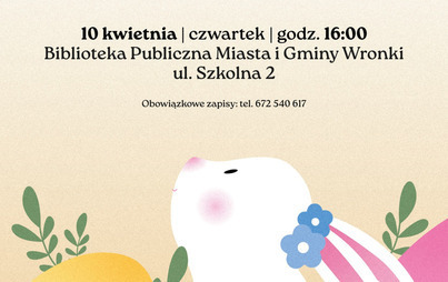 Zdjęcie do Zajączki z zielonej łączki &ndash; warsztaty plastyczne dla dzieci