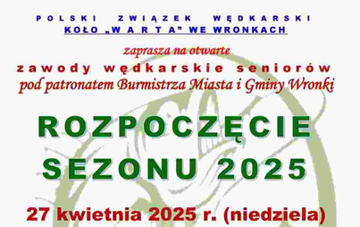 Zdjęcie do Rozpoczęcie sezonu 2025 &ndash; zawody wędkarskie PZW &bdquo;Warta&rdquo;