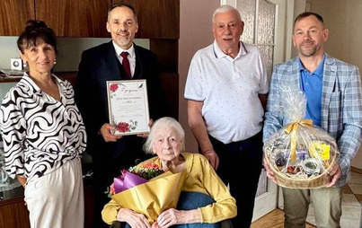 Zdjęcie do 102 urodziny pani Zofii Wojciechowskiej