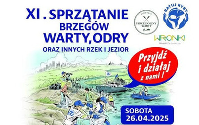 Zdjęcie do XI Sprzątanie Brzeg&oacute;w Warty już w sobotę 