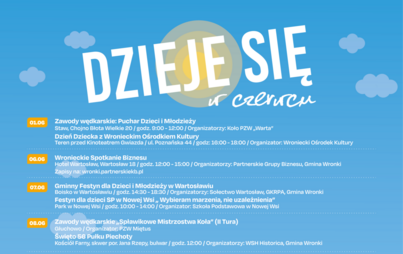 Zdjęcie do Dzieje się w czerwcu &ndash; harmonogram wydarzeń w Mieście i Gminie Wronki