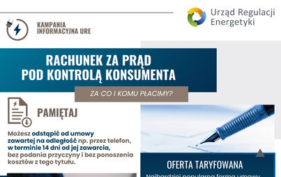 Zdjęcie do Rachunki pod kontrolą konsumenta &ndash; kampania społeczna Urzędu Regulacji Energetyki