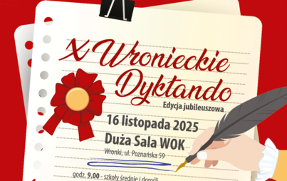 Zdjęcie do X Wronieckie Dyktando &ndash; zapisy