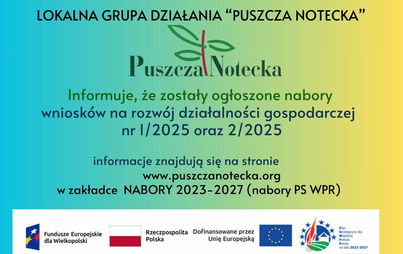 Zdjęcie do Nabory wniosk&oacute;w na rozw&oacute;j działalności gospodarczej &ndash; LGD &bdquo;Puszcza Notecka&rdquo; 