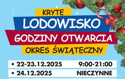 Zdjęcie do Funkcjonowanie lodowiska w okresie świątecznym 