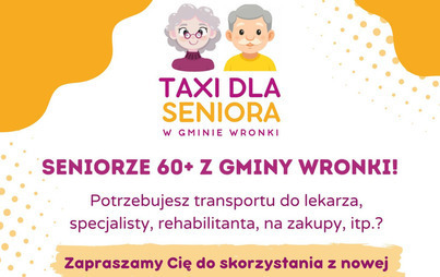 Zdjęcie do Bezpłatne Taxi dla Seniora już działa!
