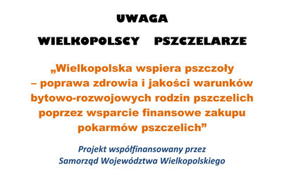 Zdjęcie do Ważna informacja dla pszczelarzy