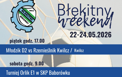 Zdjęcie do Błękitny weekend pełen sportowych emocji!