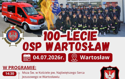 Zdjęcie do 100 lat OSP Wartosław 