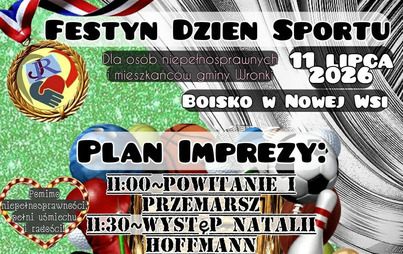 Zdjęcie do Dzień Sportu ze Stowarzyszeniem na Rzecz Os&oacute;b Niepełnosprawnych &bdquo;Jesteśmy Razem&rdquo;
