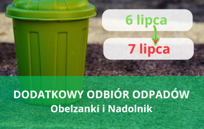 Zdjęcie do Odbi&oacute;r odpad&oacute;w - Obelzanki i Nadolnik